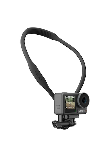 Telesın Te-hnb-003 Spor Kamera Gopro Hero İçin Esnek Tutucu 11/10/9 Eylem Kamera Boyun Montaj Braketi