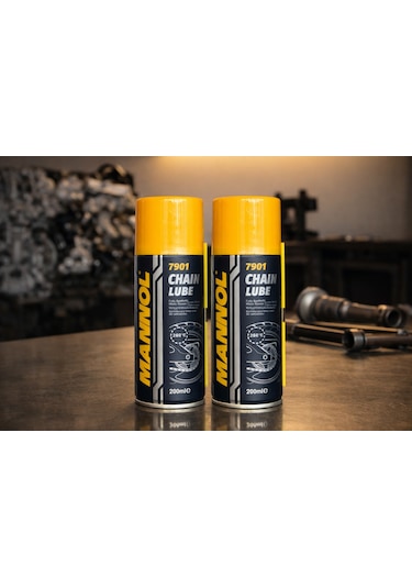 Zincir Yağlayıcı Sprey 200 Ml Chaın Lube 7901 2'li Set 2025 Üretimli