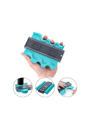 Buffer Çok Fonksiyonlu Plastik Kontur Ölçüm Cihazı Ahşap Fayans Şekillendirme Kalıbı