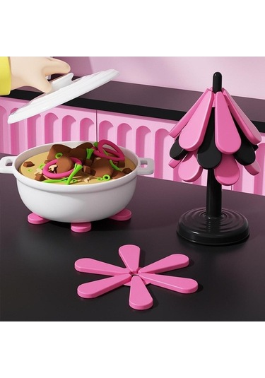 Trendooze Doğal Ağaç Şeklinde Altlık Seti Sıcak Altlıklar Masa Üstü