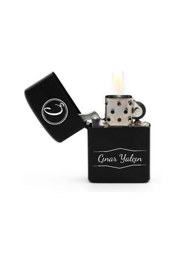 Kişiye Özel Kırmızı Bardak Termos & Kişiye Özel Zippo Tarzı Çakma Kırmızı