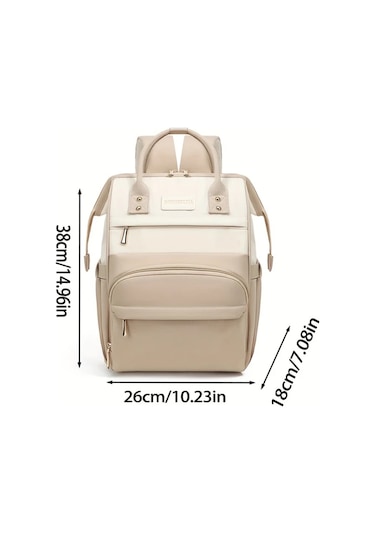 Wangxi Haki Çocuk Bezi Çantası Büyük Kapasiteli Şişe Ve Temel Eşyalar İçin Ebeveyn Çanta Haki