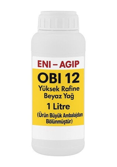 Eni Agip Obi 12 Yüksek Rafine Beyaz Mineral Yağ 1 L