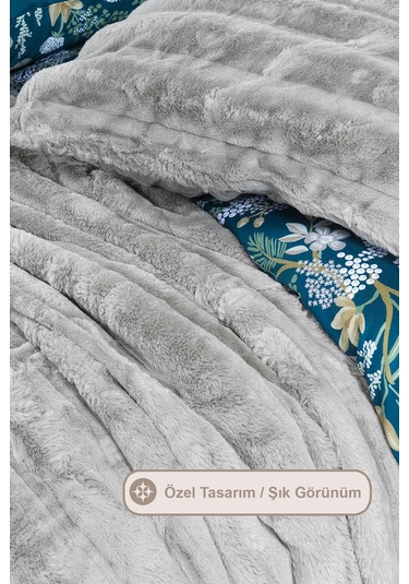 Elart Marsel Comfort Uyku Seti 220x240 Cm Gri Gri