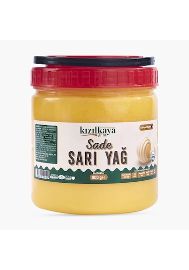 Kızılkaya Çiftlik Sade Sarı Yağ 900 G