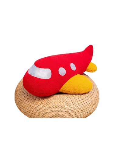 Jifan Astronot Yastağı Uçak Yastağı Roket Bebek - Uçak Kırmızı