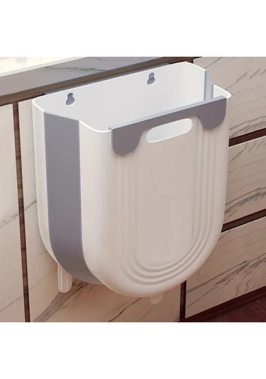 Maoyaya Mutfak Katlanır Asılı Çöp Tenekesi Ev Banyo Dolabı Duvara Monte Çok Renkli, Pratik Tasarım Çok Renkli