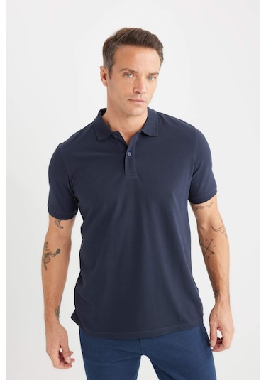 DeFacto %100 Pamuk Regular Fit Polo Yaka Kısa Kollu Basic Düz Pike Kumaş Tişört C1293AX25SPNV71 DeFacto %100 Pamuk Regular Fit Polo Yaka Kısa Kollu Basic Düz Pike Kumaş Tişört C1293AX25SPNV71
