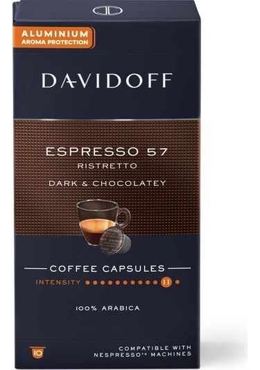 Davidoff Nespresso Uyumlu Kapsül Kahve Seti Espresso - Rich - Intense Kapsül Kahve