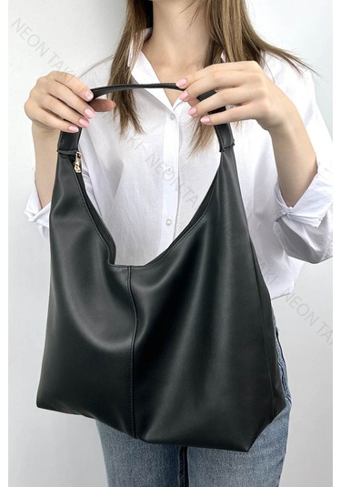 Salaş Model Kadın Omuz Çantası Siyah Renk, 72 Siyah