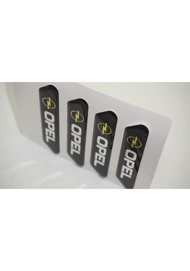 Opel Logo Kapı Kenarı Koruma Metalize Damla Desen 3M Band