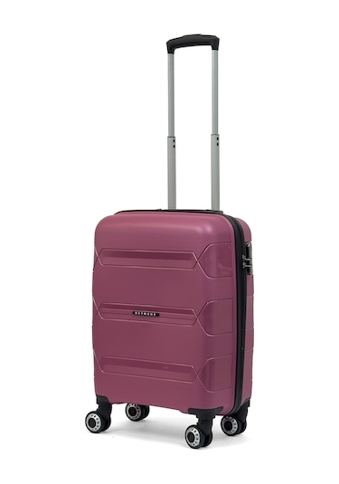 Lucas Polipropilen Kırılmaz Valiz, Kabin Boy Gül Kurusu