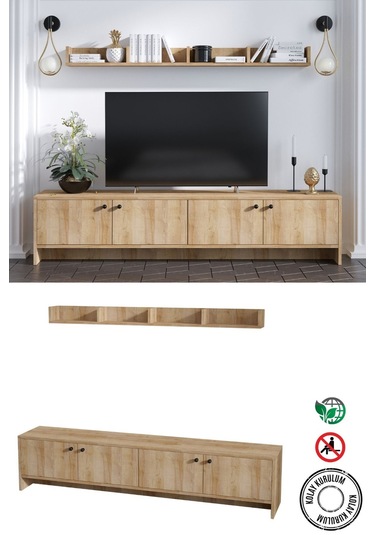 Decormet Tessa Tv Ünitesi Safir Meşe -dec-20039 Çok Renkli