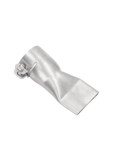 Xurunkeji 40 Mm Düz Geniş Ağızlı Kaynak Ucu Sıcak Hava Tabancaları İçin Kolay Değiştirilebilir Paslanmaz Çelik Kaynak Ucu