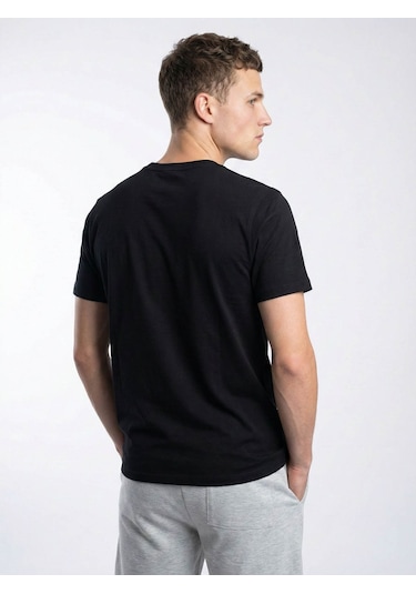 Loft Regular Fit Siyah Erkek T-shirt Lf2042953