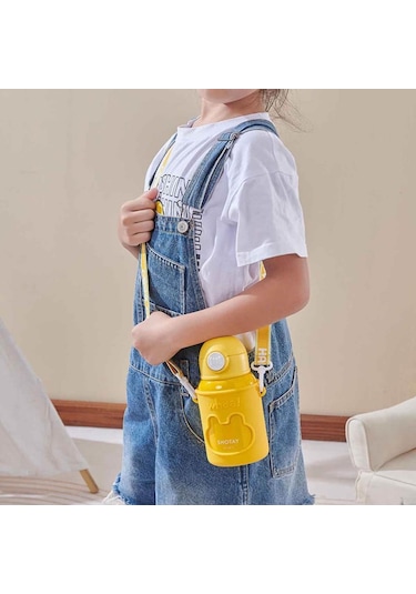 Shotay Happy Everyday Çelik Termos Matara Çocuk 480ml Pembe