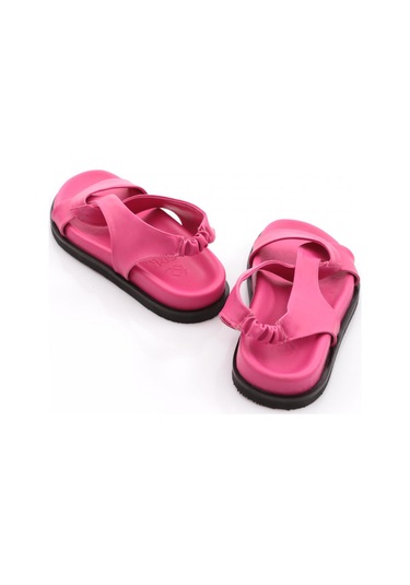 Dgn 3040 Kadin Çapraz Bantli Sandalet 3040-2261-R0507 Fuşya