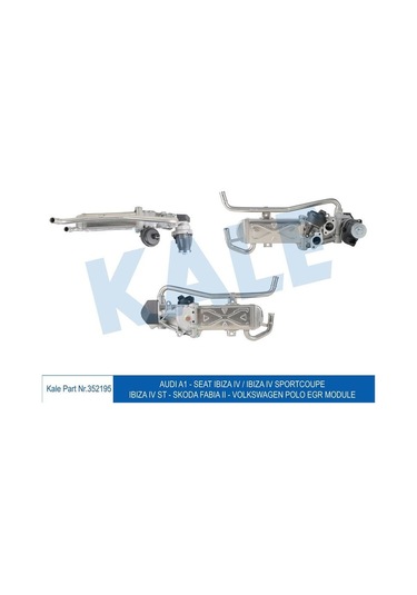 KALE 352195 EGR MODÜL A1 IBIZA IV IBIZA IV SPORTCOUPE IBIZA IV ST