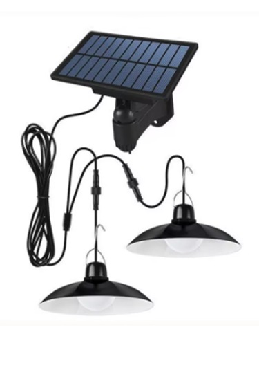 Güneş Enerjili Su Geçirmez 2 Ampullu Sarkıt Bahçe- Çardak Aydınla