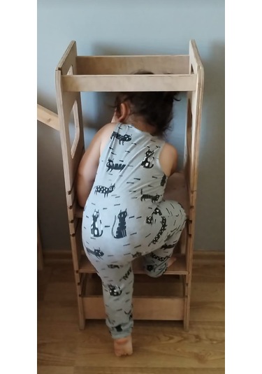 Ergowood Montessori Öğrenme Kulesi Ahşap