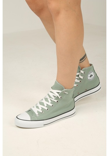 Bağcıklı Unisex Uzun Keten Ayakkabı-su Yeşili-118 Su Yeşili