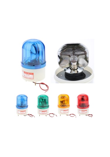 Suntek 12 V Led Dönen Strobe Uyarı Işığı Yuvarlak Sinyal Beacon Flaş Lambası Kırmızı