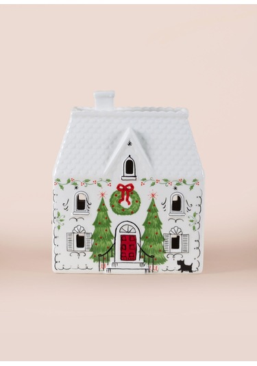 The Mia Dekoratif Led Işıklı Yılbaşı Evi 14x9x17 Cm 1 Adet
