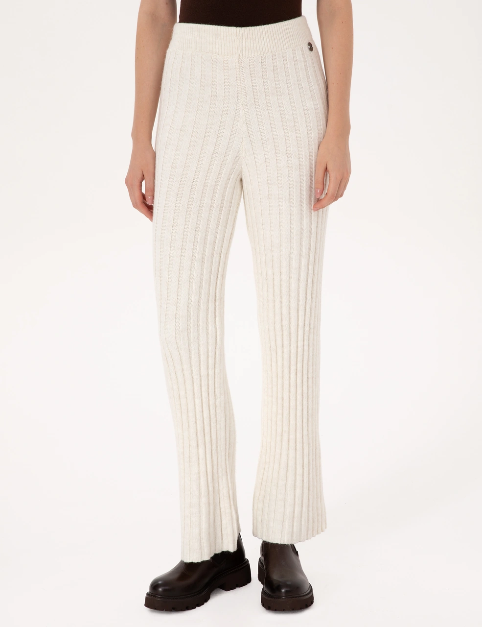 Pierre Cardin Kadın Ekru Pantolon Triko 50311037-vr019 Ekru