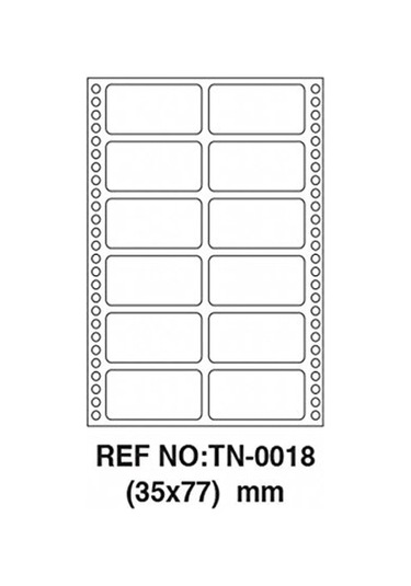 Herboy - Etiket 35X77 Paket 100 yaprak