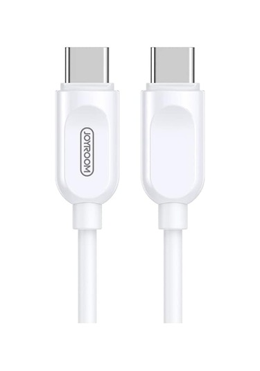 Sandwich Beyaz Joyroom 60w Pd Hızlı Şarj C Type-c To Type-c Kablo, 1m Uzunluk, Tpe Malzeme, S-m412 Modeli