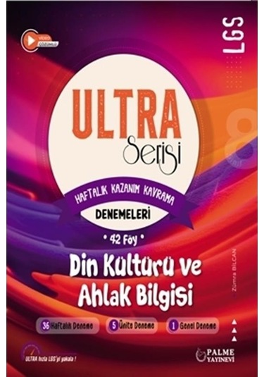 Palme 8.sınıf Ultra Serisi Din Kültürü Ve Ahlak Bilgisi Denemeleri