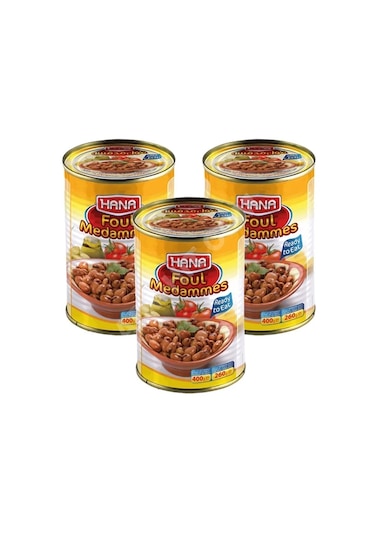 Hana Haşlanmış Kuru Bakla 3 x 400 G
