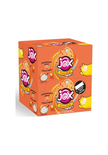 Jox Minies Şeftali Aromalı Çiğnenebilir Draje Şekerleme 24 x 10 G