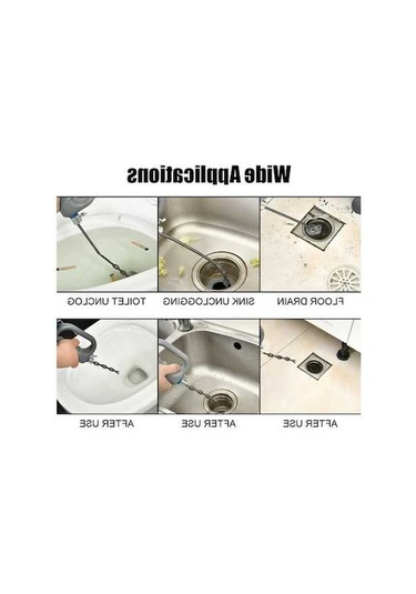 Ganzhoushop Tuvalet Temizleme Piston Mutfak Metre Lavabo Kanalizasyon El Drenaj Borusu Banyo Araştırmak Araçları Açıcı 5/7/10 10m Rq