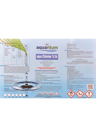 Aquantum 10 Kg Klor Chlor 56 Granül %56 Aktif Klor 10 Kg