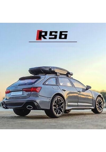 Audi Rs6 1:32 Metal Maket Araba Gri Birebir Wagon