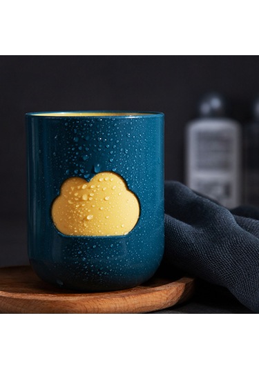 Yifomall "bulut Desenli Diş Fırçası Kutusu - Seyahat Ve Ev Kullanımı İçin Şık Ve Pratik 301-400ml " Diğer