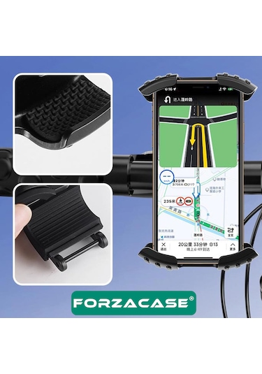 Bisiklet Motosiklet Scooter Gidon Montajlı Telefon Tutucu - Fc978
