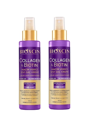 Bioxcin Collagen & Biotin Hacim Verici Sıvı Saç Kremi 2 x 150 ML