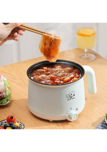 Homyl Mini Sıcak Tencere Yapışmaz Erişte Pişirici Vapursuz