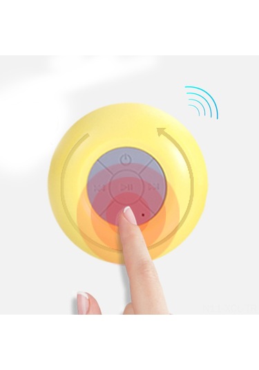 Konesam Mavi Bts-06 Sırtüstü Su Geçirmez Mini Bluetooth Hoparlör - Banyo, Dış Mekan Ve Araç İçin Sıkıcı Tutucu,  İçin Ses Cihazı