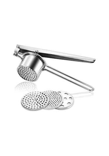 Paslanmaz Çelik Patates Sıkacağı Manuel Patates Ezici Meyve