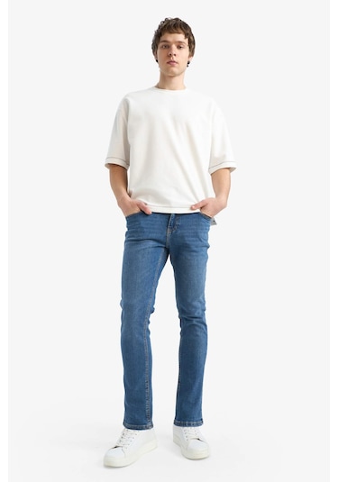 Defacto Pedro Slim Fit Jean Pantolon B8418ax26spnm28 Mavi-nm28