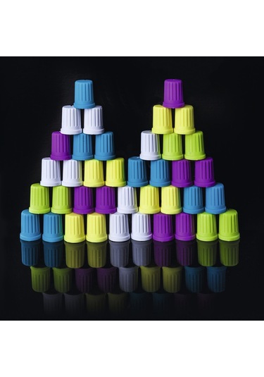 Knob Cap Set Green Set Of 8