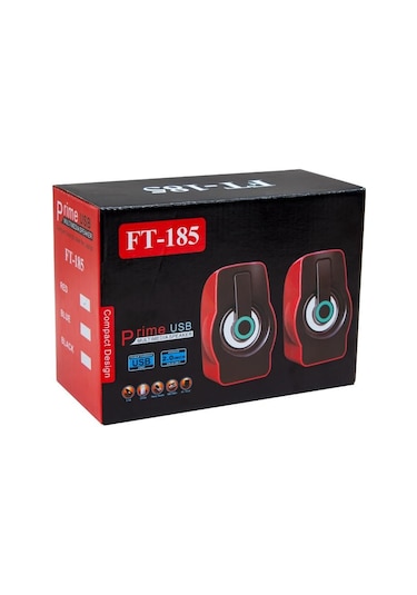 Magicvoice Mv-4941 Usb Hoparlör Rgb Işıklı Siyah/mavi-siyah/kırmızı 2 3 Watt - 4 Ohm