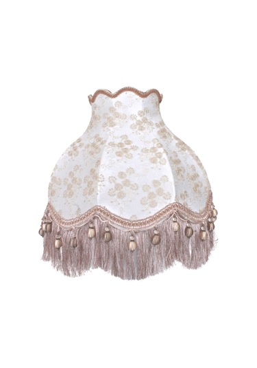 Dantel Kaplama Ahşap Ayak Vizon Renk Kadife Kaplı Lambader Vintag(549532206)