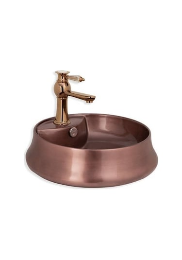 Lena - Tezgah Üstü Porselen Lavabo Rose Outlet - E-4045-1- Diğer