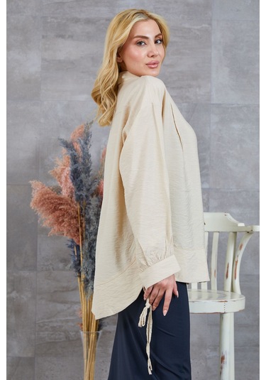 Dparis Kolu Bağlamalı Gömlek