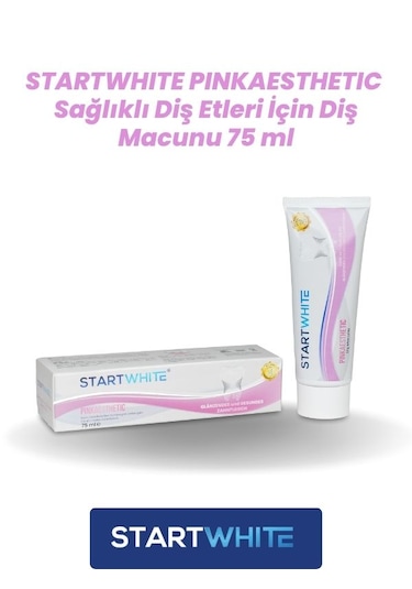 Start White Pinkaesthetic Diş Etleri İçin Diş Macunu 75 ML