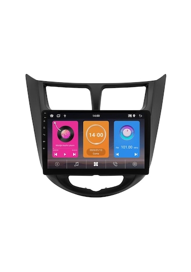 Hyundai Accent Blue Android Multimedya Sistemi 2011-2017 Clarion 4/64